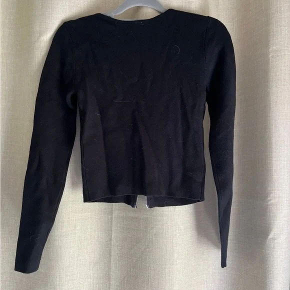 Abercrombie sweetheart neckline zipup sweater - Picture 2 of 2